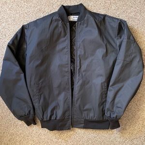 ARAMARK Industrial Work Jacket Size L Dark Grey